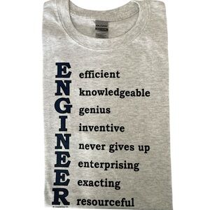 NWOT Light Gray Heather Short Sleeve Engineer Tee